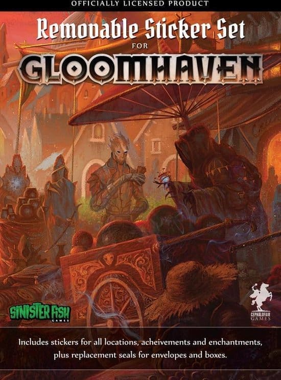 Gloomhaven Removable Sticker Set