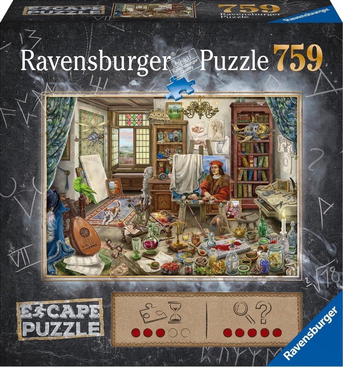 Escape puzzle Da Vinci (artists workshop) 759 pcs.