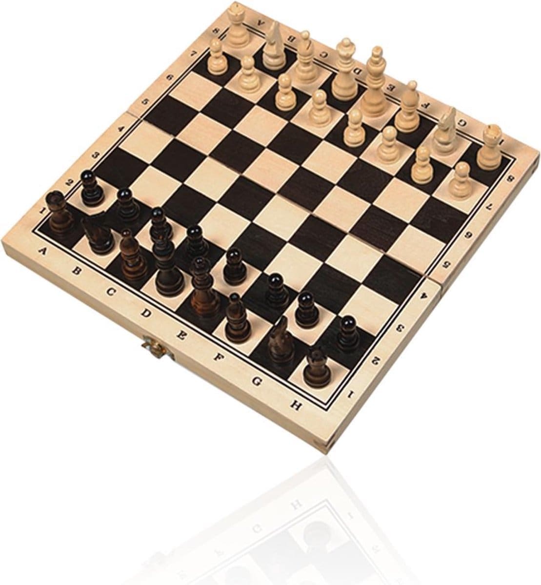 Schaak-/Backgammon klapcassette - Afbeelding 3