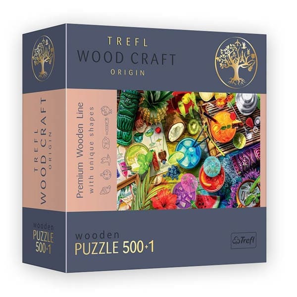 Trefl Wooden Puzzle Colorful Cocktails 500+1 stuks