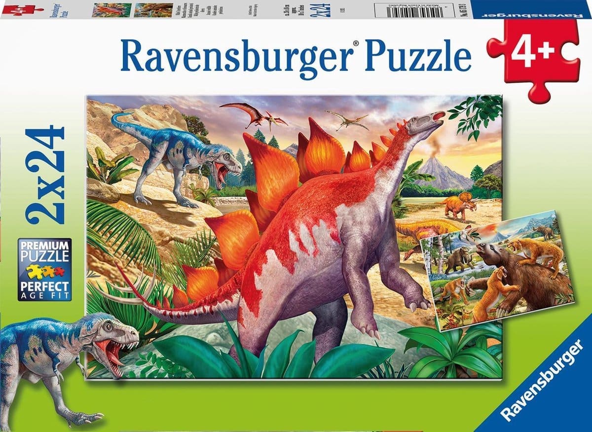 Wilde Oertijden puzzel 2 x 24 stuks
