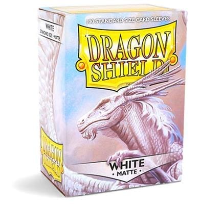 Dragon Shield Matte White Sleeves (100)