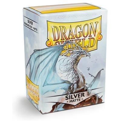Dragon Shield Matte Silver Sleeves (100)