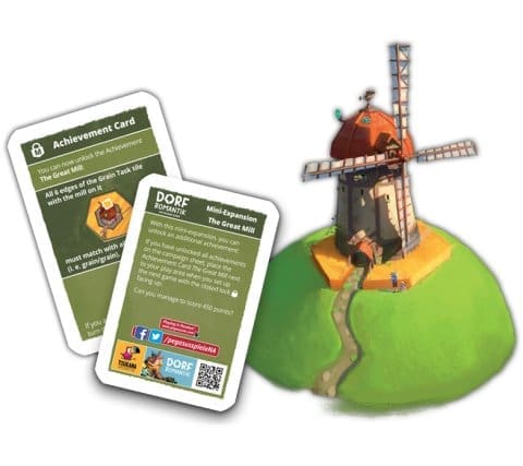 Dorfromantik - The Board Game Great Mill expansion