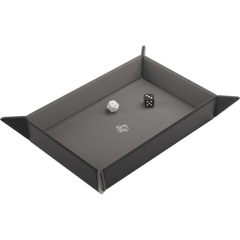 Magnetic Dice Tray Rectangular Black/Grey